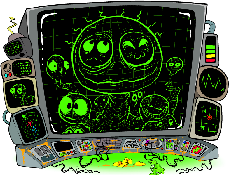 Surgery-computer - Crash Awful Hospital (800x612), Png Download