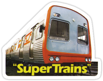 A Train Bearing Strong Resemblance To A Tangara, Known - 3000 Class Train Red (375x360), Png Download