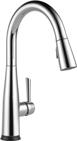Single Handle Pull-down Kitchen Faucet With Touch2o® - Delta Essa Bar Faucet (600x600), Png Download