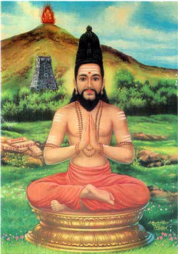 Arunagiri Nathar - Sri Murugan God Sithar (600x520), Png Download