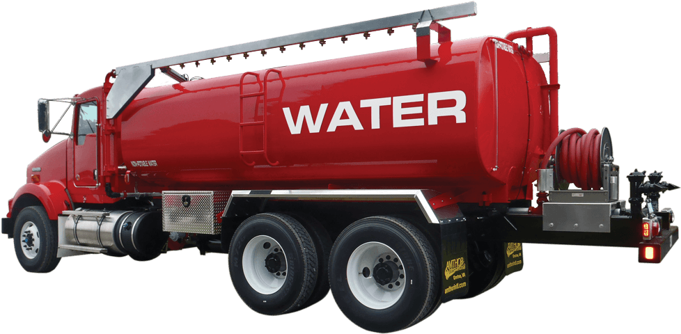Water Tank Truck (1000x493), Png Download