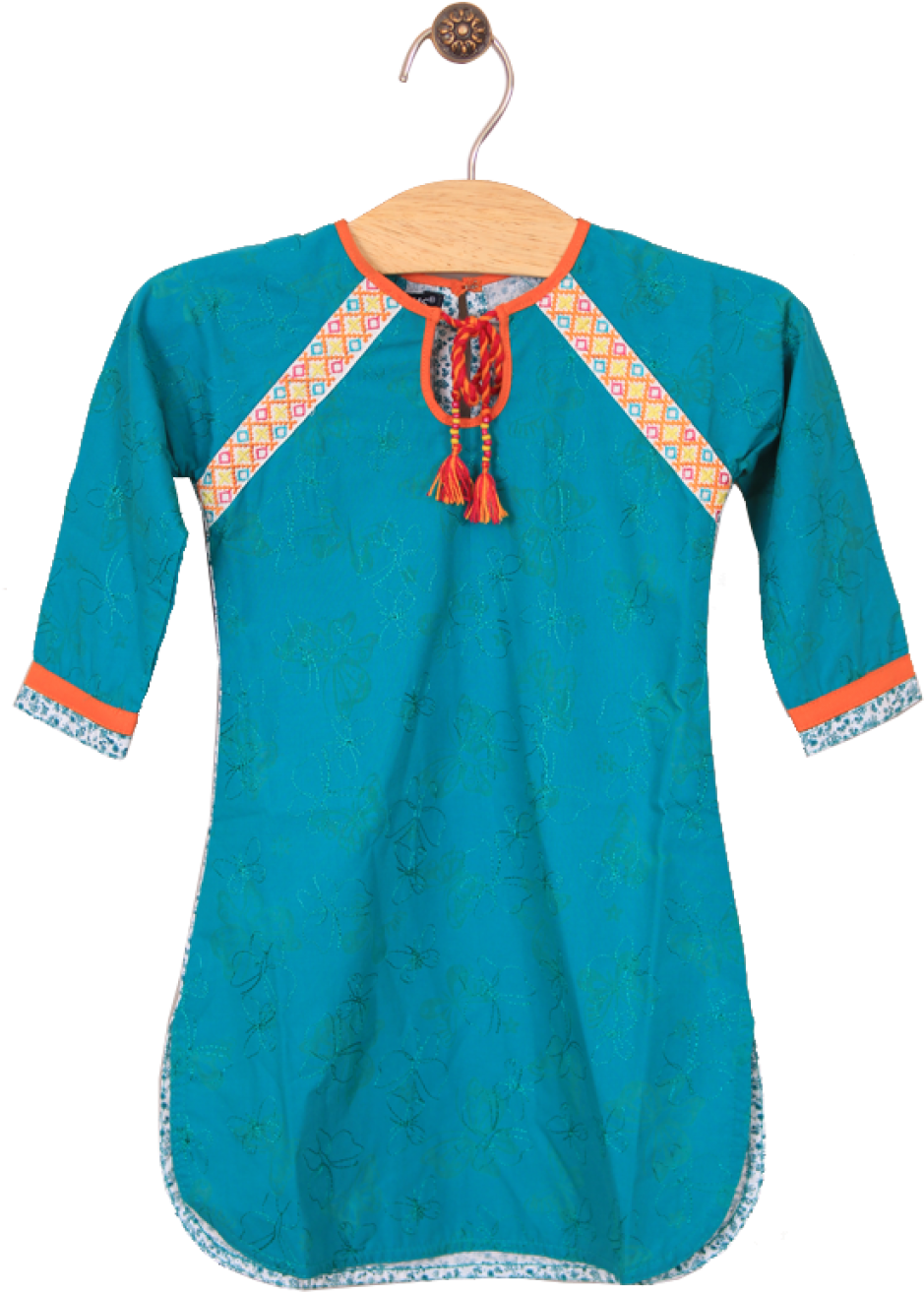 14957089120 Mushrooms Green Kurta Jr - Kurta (1024x1439), Png Download