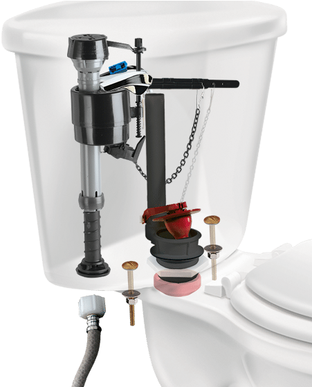 Fill Valve - Toilet Repair (490x558), Png Download