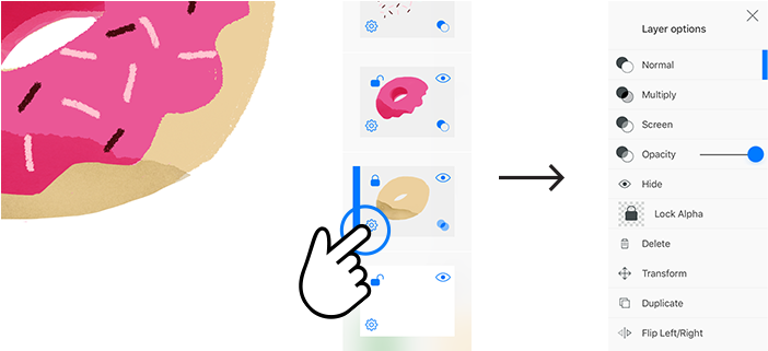 Tap On The Gear Icon For Options - Sketch (970x320), Png Download