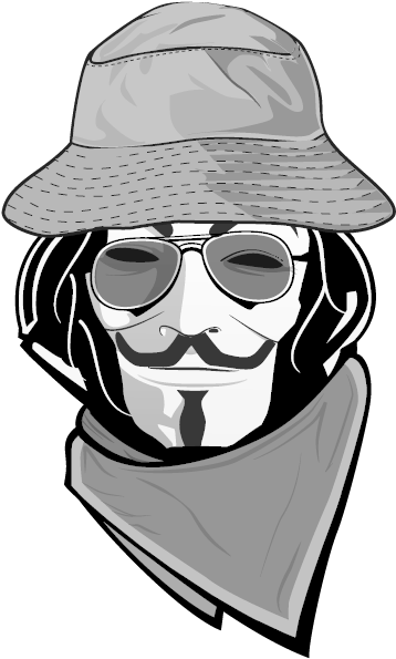 Anonymous Anonymous - Skull With Military Helmet (500x700), Png Download