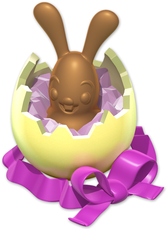 Download Chocolate Bunny Full Size PNG Image PNGkit