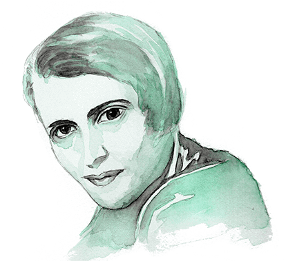 Ayn Rand (784x410), Png Download