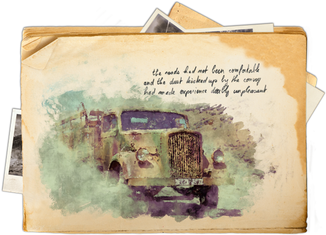 He Was Pulled Out Of His Thoughts When The Truck He - Military Vehicle (684x502), Png Download