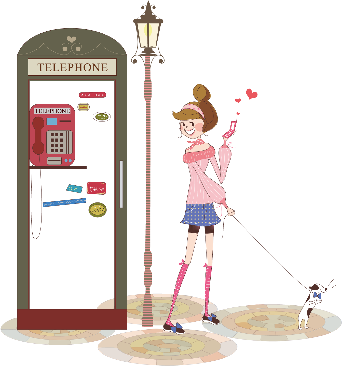 Telephone Booth Free Png Image1 - Vector (1024x1024), Png Download