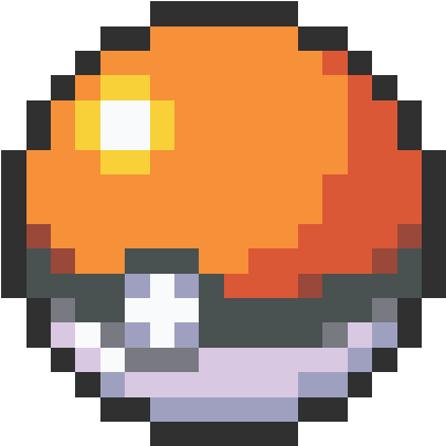 Pokeball - Pokeball 8 Bit Gif (538x539), Png Download