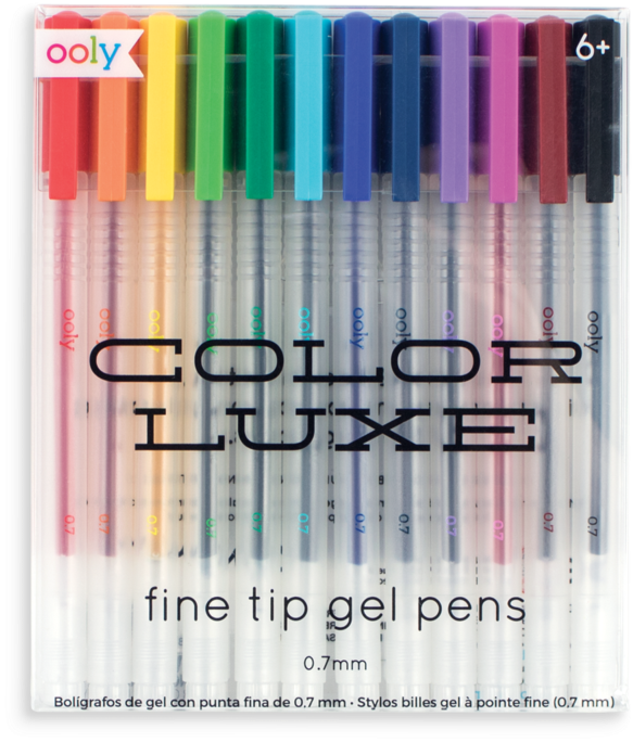 Color Luxe Gel Pens - Colour Luxe Gel Pens (800x800), Png Download