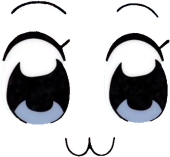 Minecraft Whiskers Face Cat Black Nose Small To Medium - Pop Team Epic Eyes (514x504), Png Download