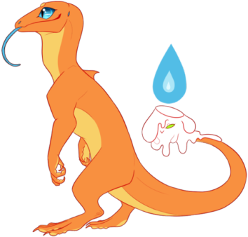 Drake And Pascal (litwick) Are The Ghost Patrol - Illustration (500x357), Png Download
