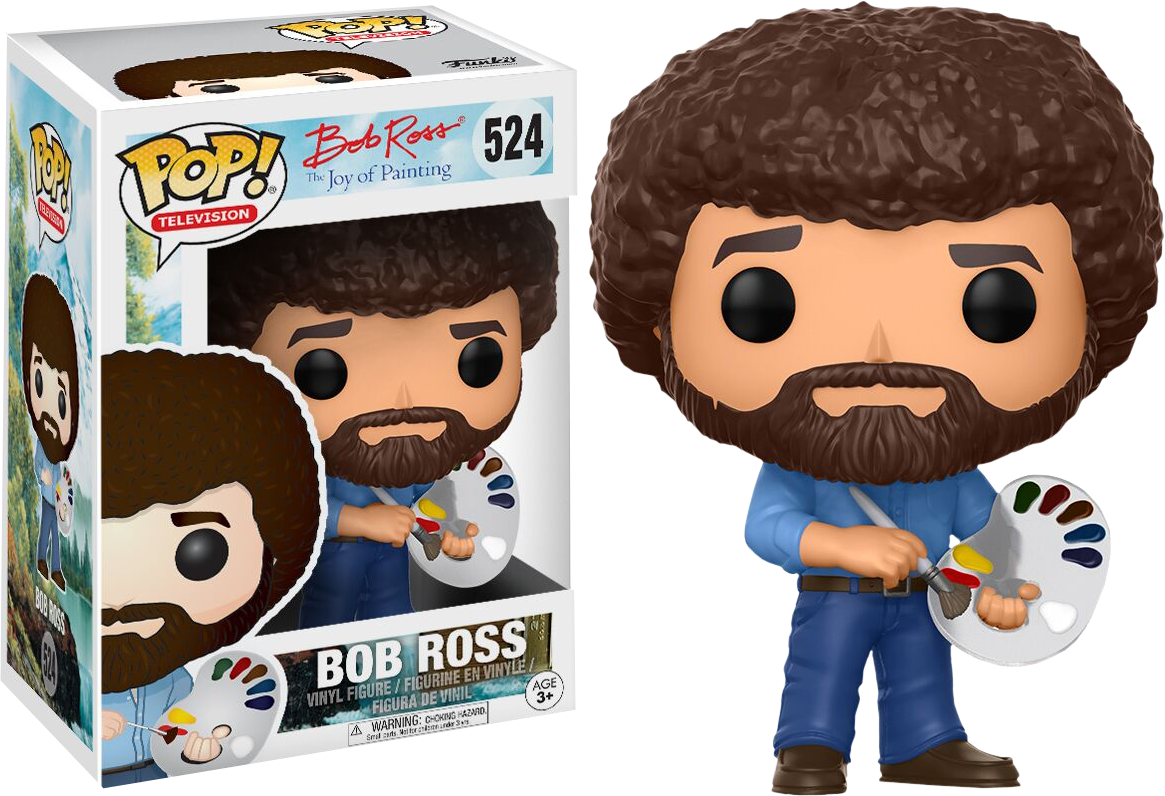 Bob Ross Funko Pop (600x600), Png Download