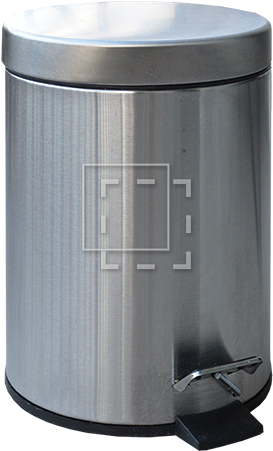 Stainless Trash Can - Waste Container (450x450), Png Download