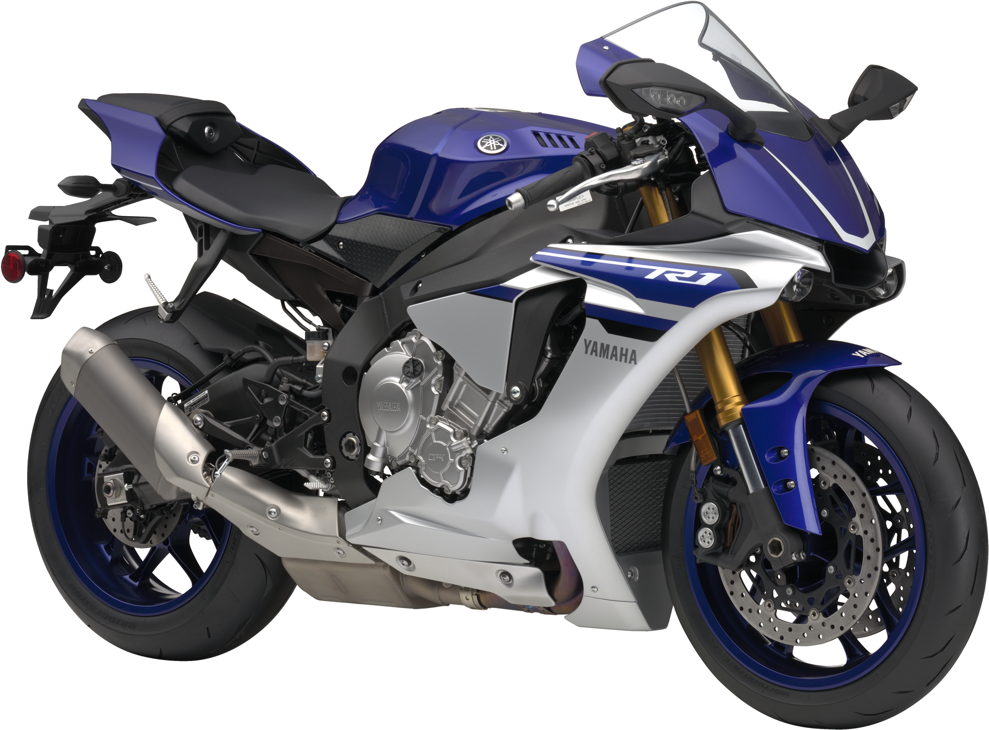 Yamaha Motorcycle Transparent Image - Yamaha R1 2018 (2000x1491), Png Download