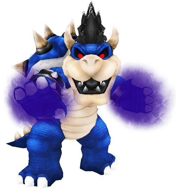Dark Bowser Png - Bowser Dry Bowser Dark Bowser Giga Bowser (575x660), Png Download