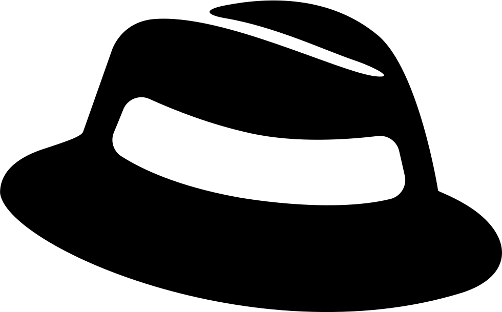 Big Fedora Hat Comments - Fedora Icon Png (980x609), Png Download