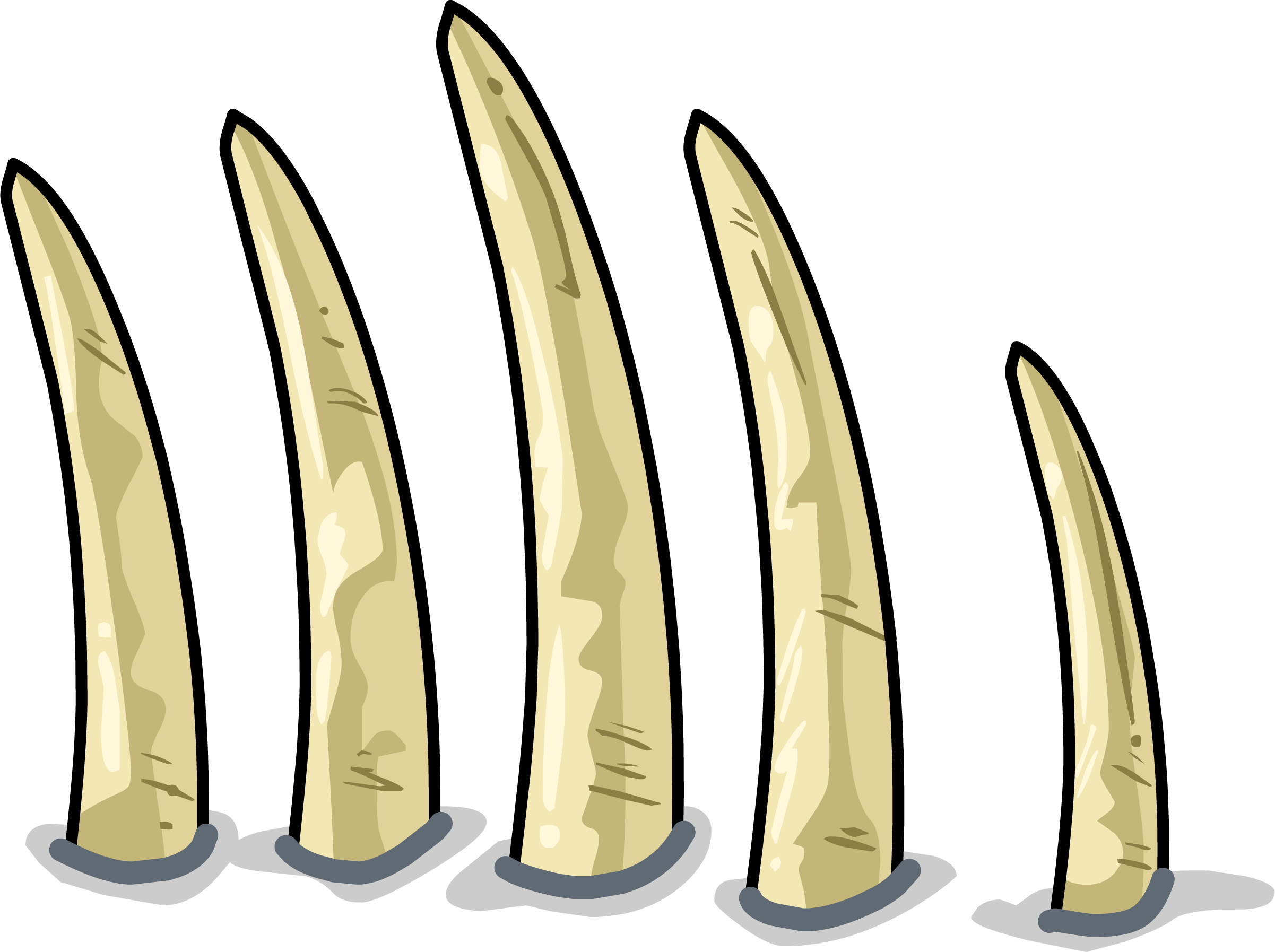 Dinosaur Bones Sprite 008 - Dinosaur Bones Png (2403x1795), Png Download
