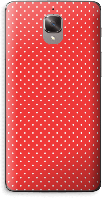 Red And White Dots - Polka Dot (412x800), Png Download