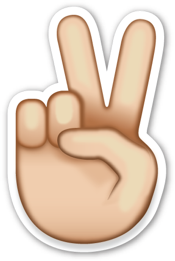 Hand Emoji Png Clipart - Emojis Png (364x543), Png Download