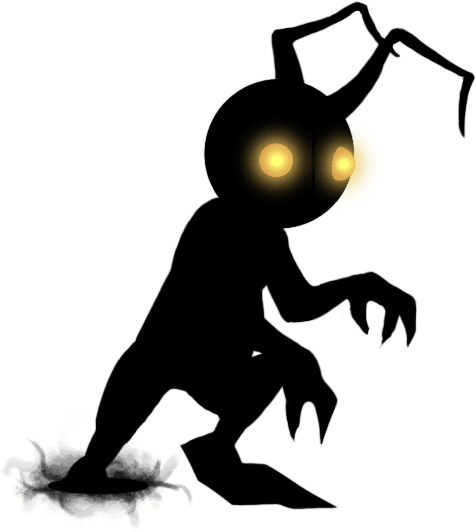 Kingdom Hearts Shadow Heartless Chase Pop Vinyl Discovered - Heartless Png (476x532), Png Download