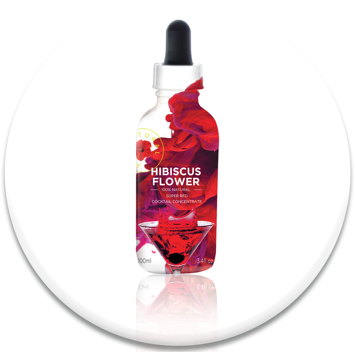 Flower Extract Hibiscus V=1443405075 - Wild Hibiscus Flower Company Syrup, 2.5 Pound (1500x1500), Png Download