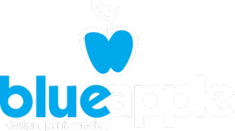 Blue Apple Logo Png Creative Firm Clipart - Blue Apple (473x264), Png Download