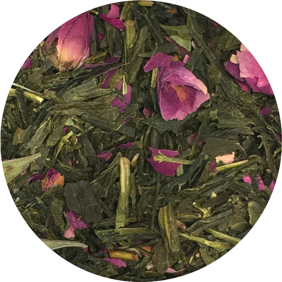 Sencha With Rose Petals Tea (1000x1000), Png Download