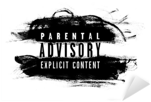 Parental Advisory Label Sticker • Pixers® • We Live - Logo Of Parental Advisory (400x400), Png Download
