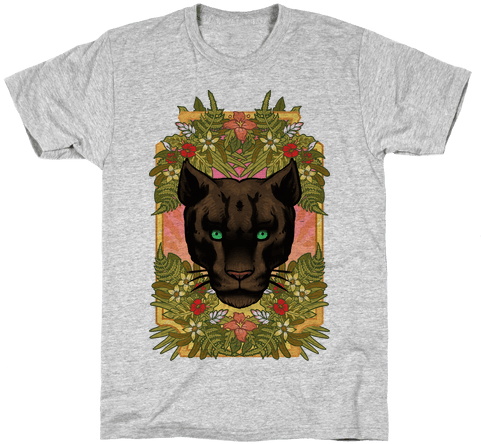 Lurking Panther Mens T-shirt - Ll Just Wait Until It's Quiet Shirt (484x484), Png Download