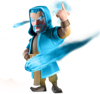 Clash Royale Legendary Chest Png - Clash Royale Mago De Hielo (349x352), Png Download