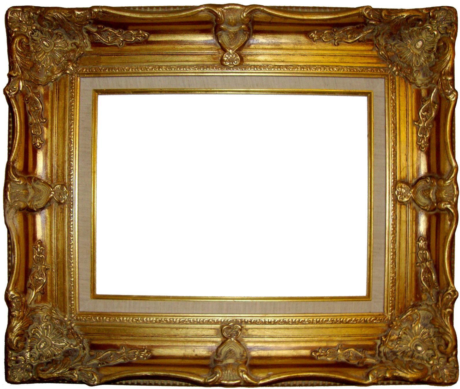 Gold Picture Frames Clip Art Free Allcanwear Org - Fancy Red Picture Frame (1600x1351), Png Download