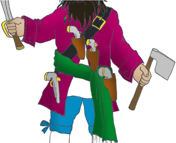 Pirate Clipart Black Beard - Clip Art (640x480), Png Download