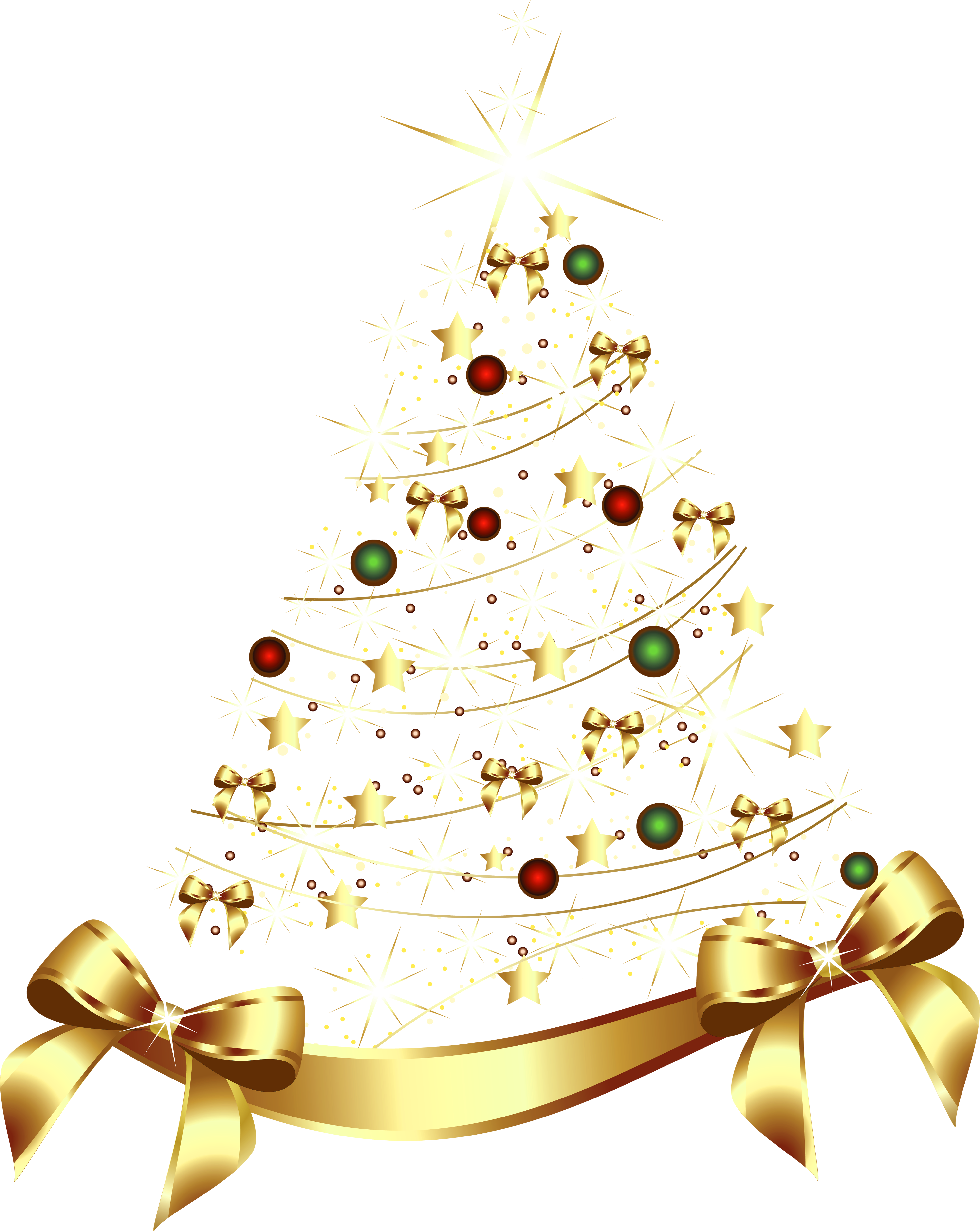 Golden Clipart Christmas - Happy New Year 2018 Son (4000x5051), Png Download