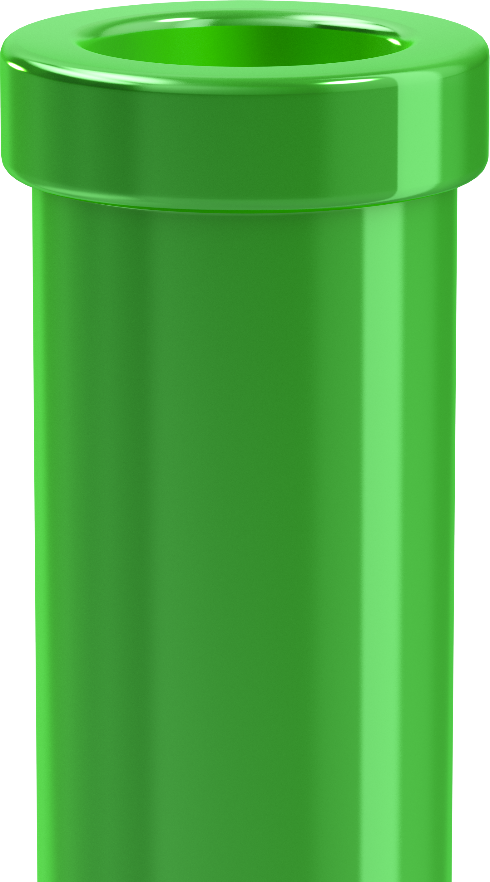 Warp Pipe Artwork - Mario Green Pipe (1569x2827), Png Download