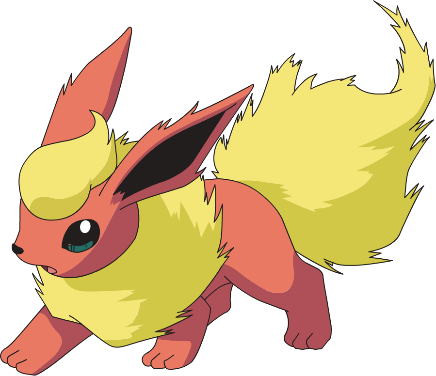 Image Flareon Ag Anime Png Pok Mon - Celebrity Pokemon (899x776), Png Download