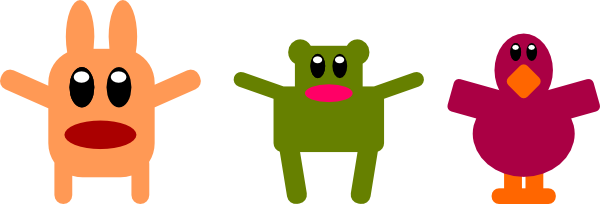 How To Set Use Cute Animals Svg Vector (600x204), Png Download