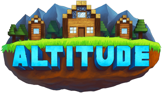 Altitude Minecraft Server - Minecraft Server Logo Survival (550x319), Png Download