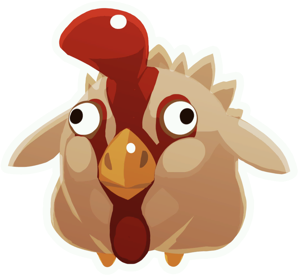 Retarded Chicken - Slime Rancher Hen Hen (1024x1024), Png Download