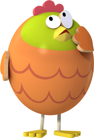Chikidee Thinking Png - Tickety Toc Chikidee (322x471), Png Download