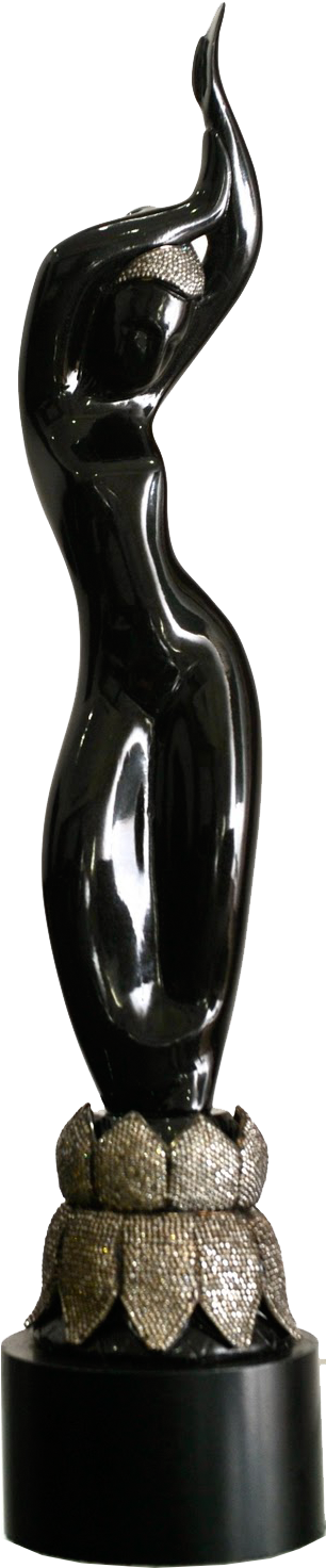 Filmfare-l - Bollywood Awards Trophy (615x1519), Png Download