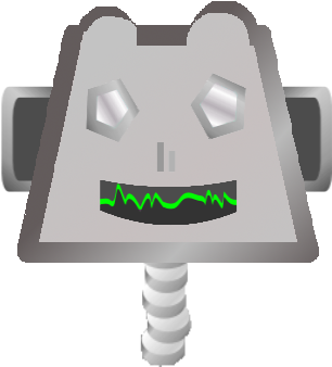 Tête De Robot (348x358), Png Download