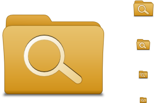 Folder Saved Search - Folder Icon (400x300), Png Download