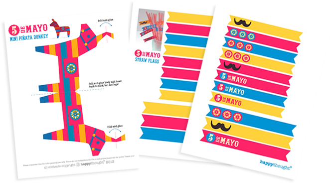 Cinco De Mayo Party Favours - Party (690x450), Png Download