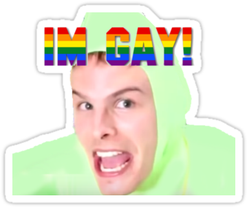 I M Gay Idubbbz Meme (375x360), Png Download