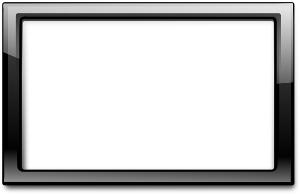 Black Frame Svg Clip Arts 600 X 389 Px (600x389), Png Download