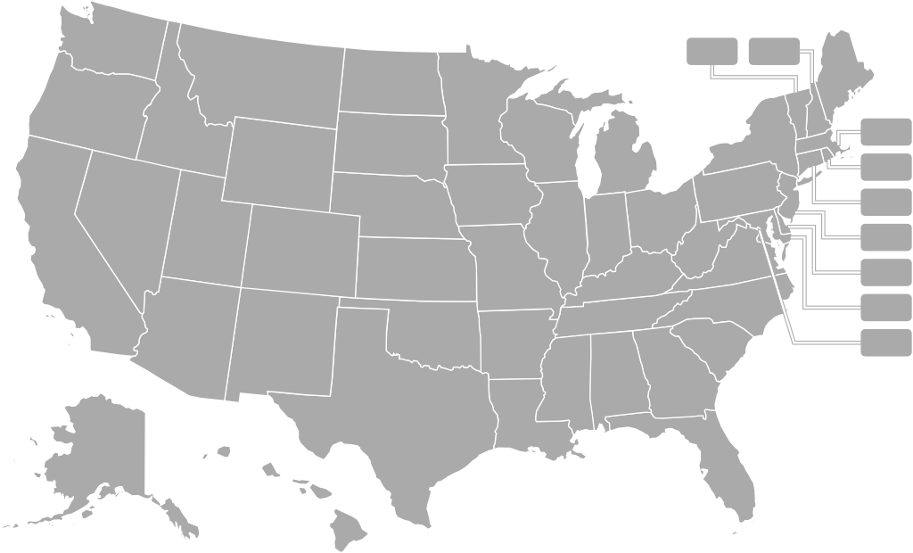Graphic Freeuse Library City Data Com Stats About All - Us Map Labeled Abbreviations (1024x620), Png Download