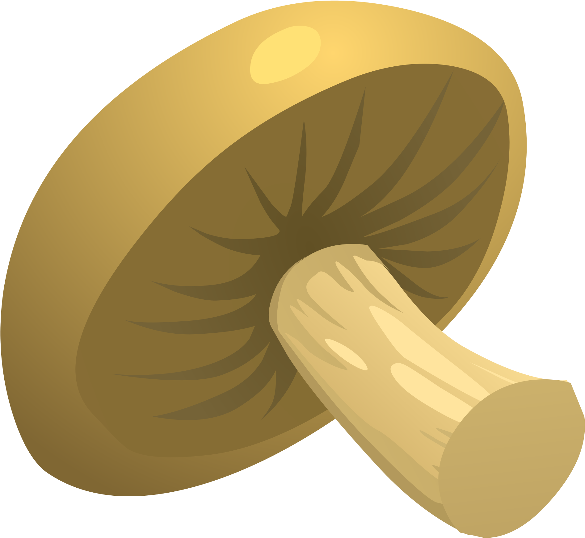 Food Mushroom Icons Png - Mushroom Clipart (2400x2400), Png Download