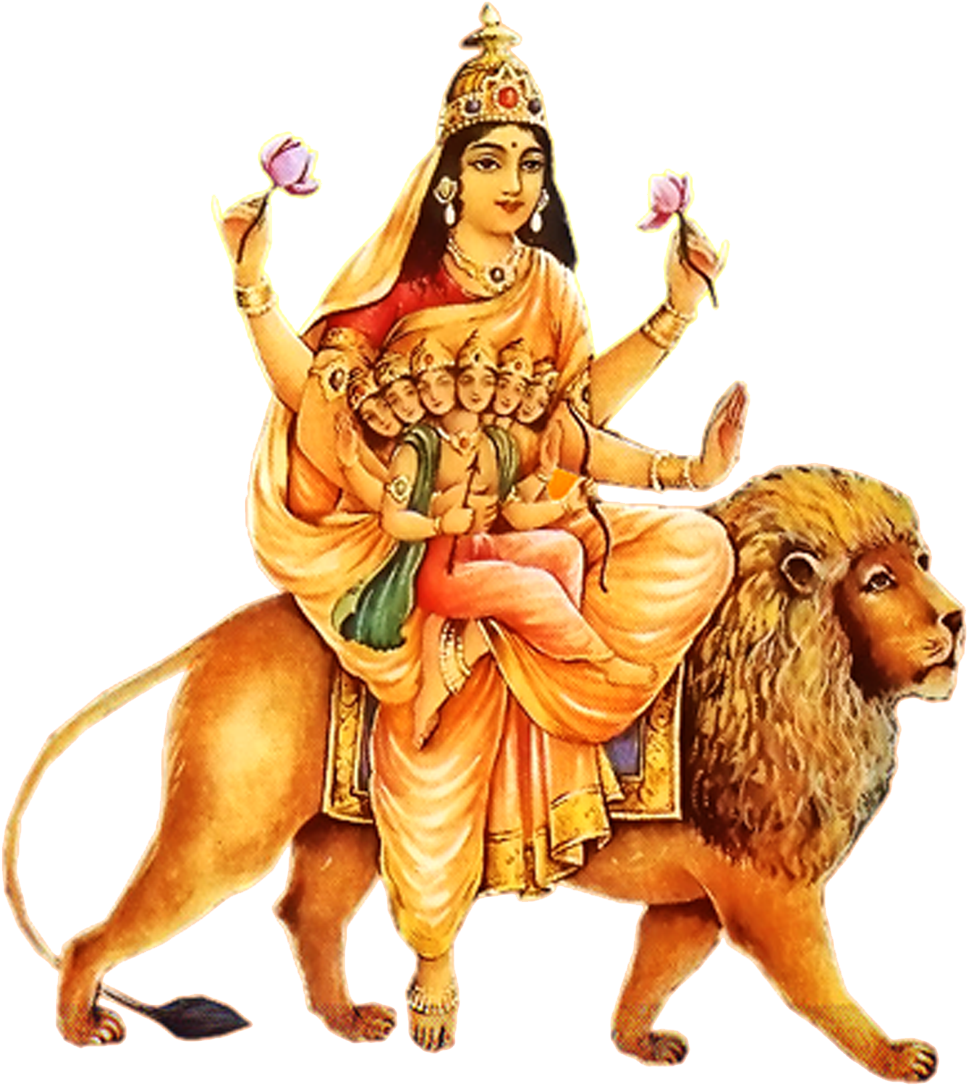 Fifth Day Of Navratri (1000x1191), Png Download